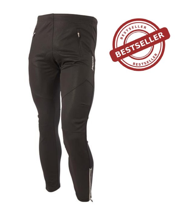 Cykelbukser vinter med pude & windstopper