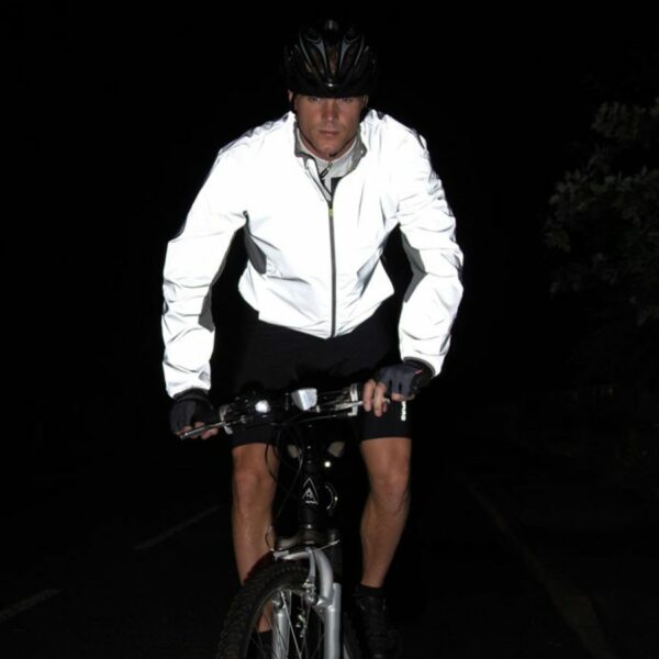Fuld reflekterende cykeljakke