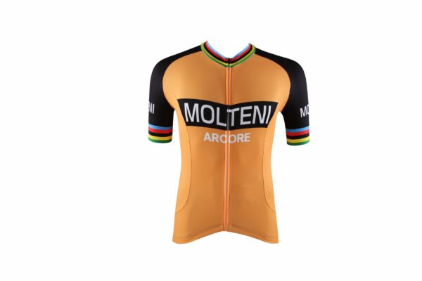 Cykeltrøje Kort Arm Retro Molteni