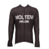 Herre Cykeltrøje Lang Arm Retro Molteni Sort