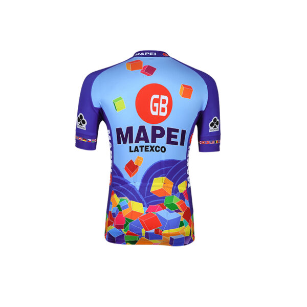 Cykeltrøje Kort Arm Retro Mapei - Image 3