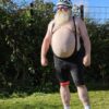 Cykelshorts Danmark med seler og gelpude, store størrelser - Image 3