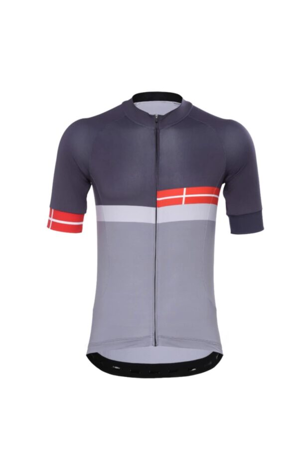 Cykeltrøje Danmark grå