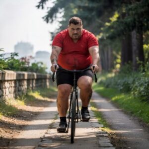 Cykelshorts uden seler, store størrelser med gelpude